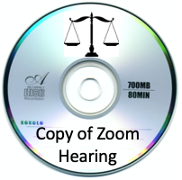 Disc of Zoom Hearing